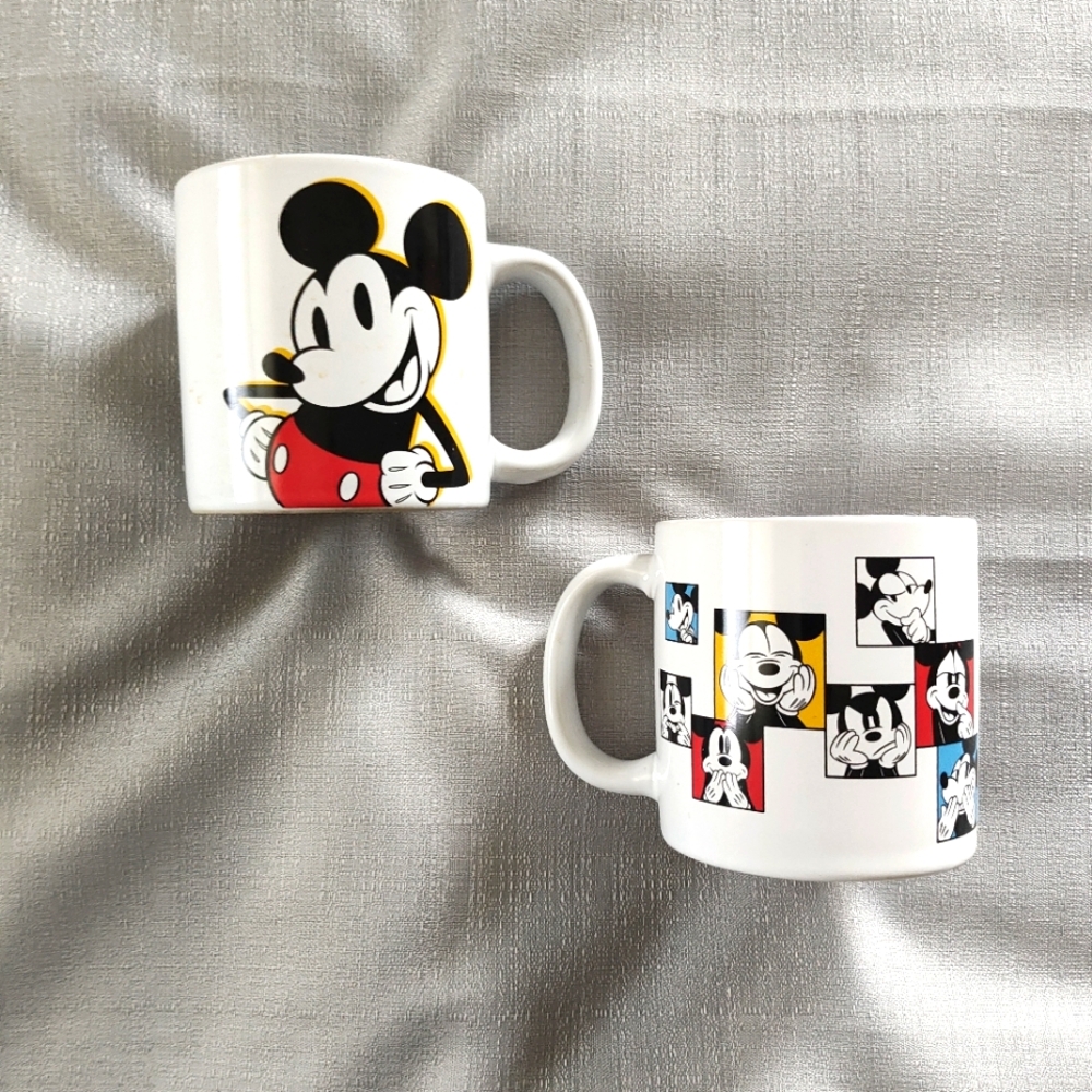 Set of Two Disney Mickey Mouse Mugs NEW!